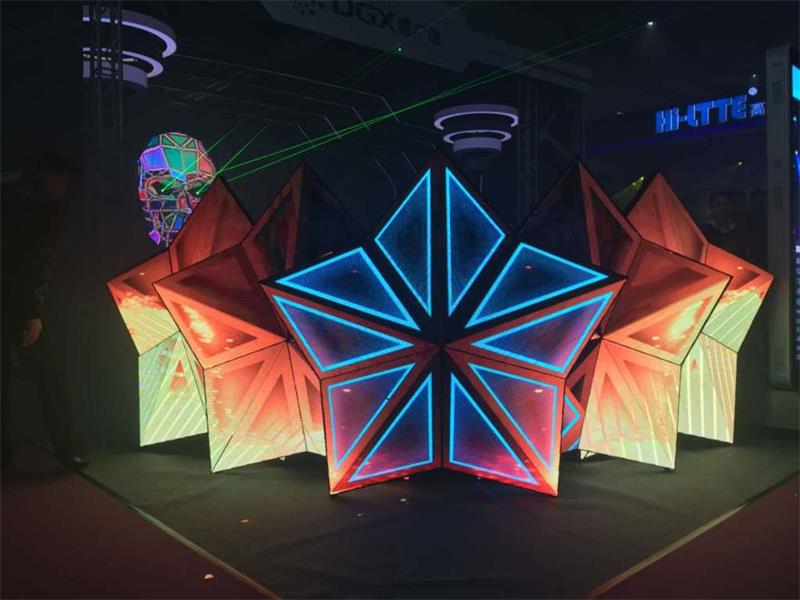 LED五角星屏应用案例