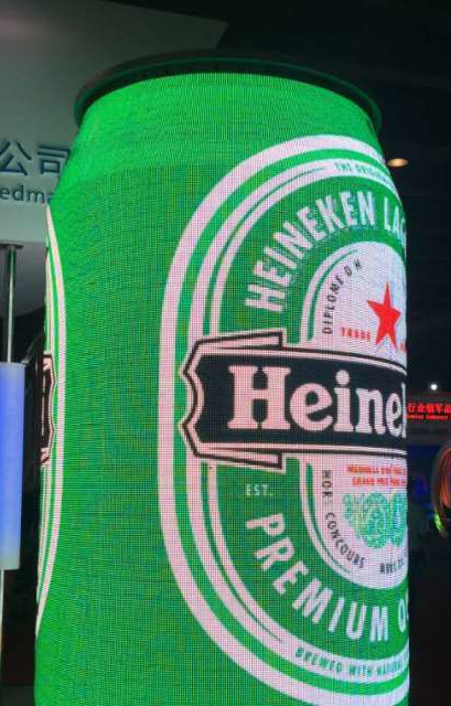 LED易拉罐显示屏案例