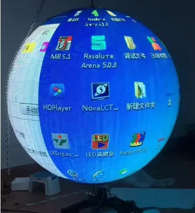 led球形屏常见的三种设计结构跟优缺点分析